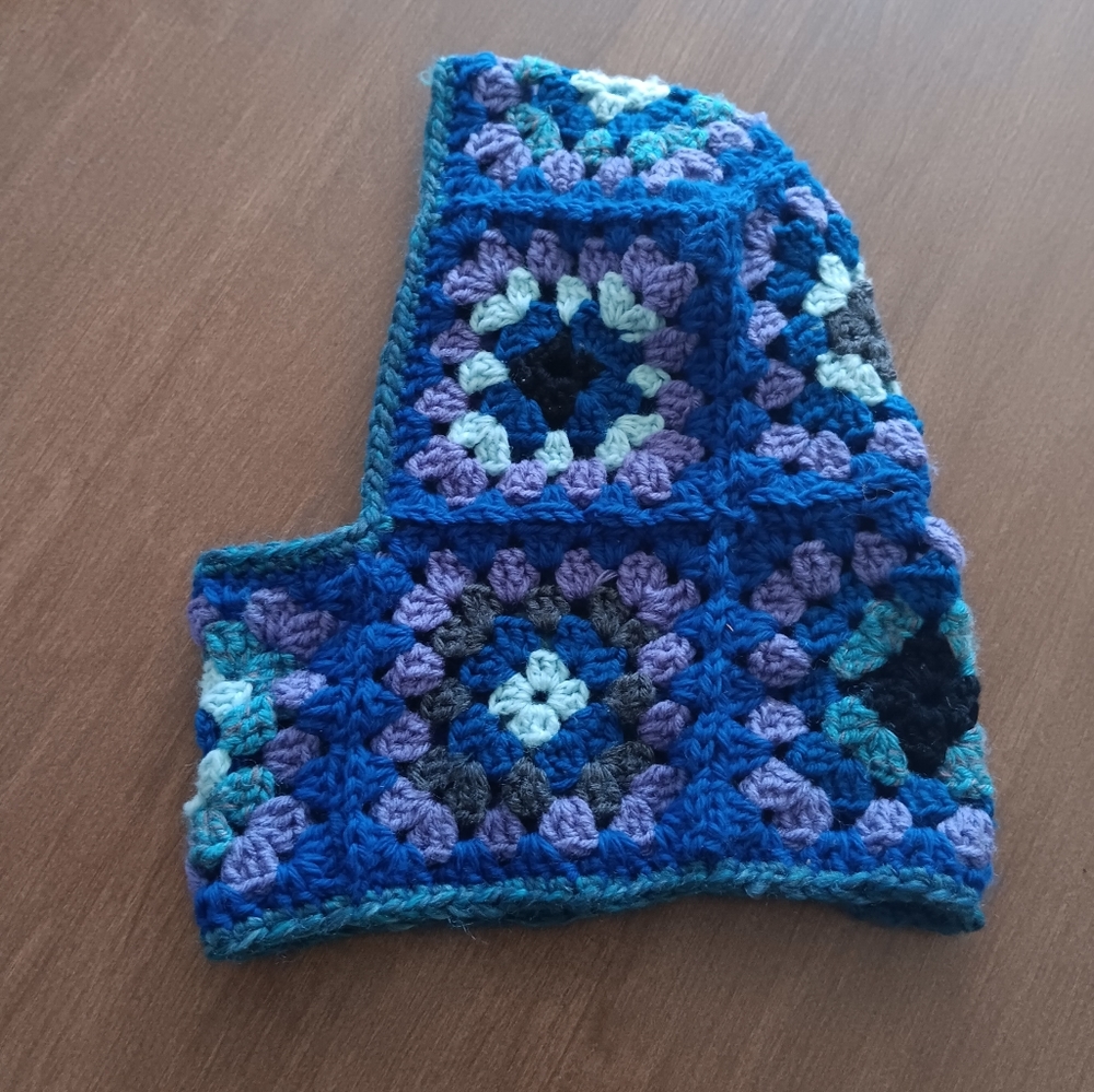 Crochet balaclava ski mask